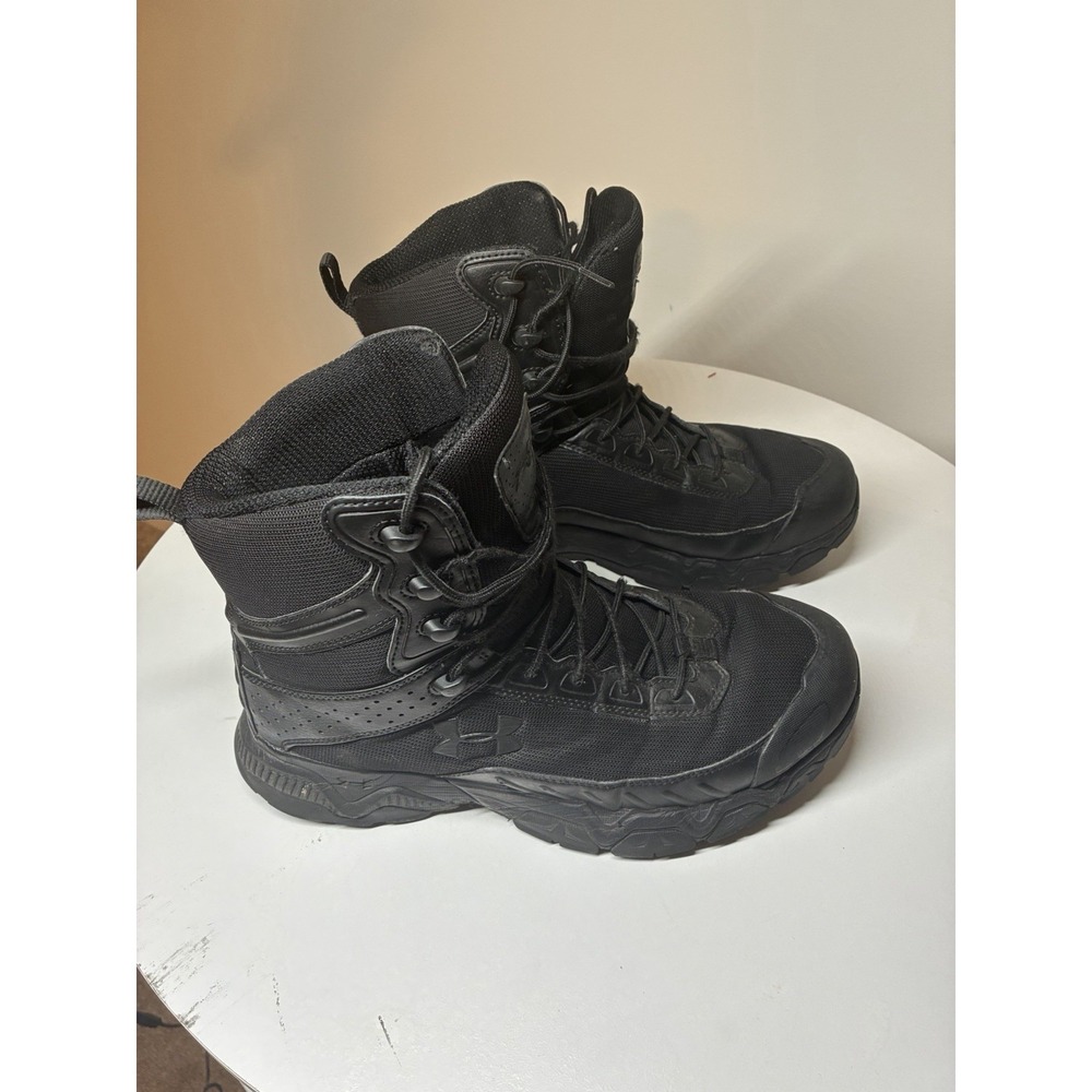 Under Armour Valsetz Tactical SZ 11 Lace Up Combat Men Boots Blk
